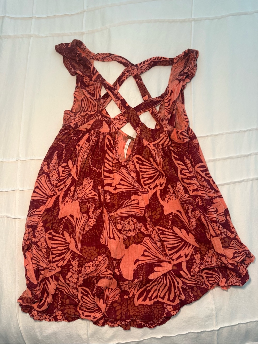 Free People Sugar Cane Crisscross Tank